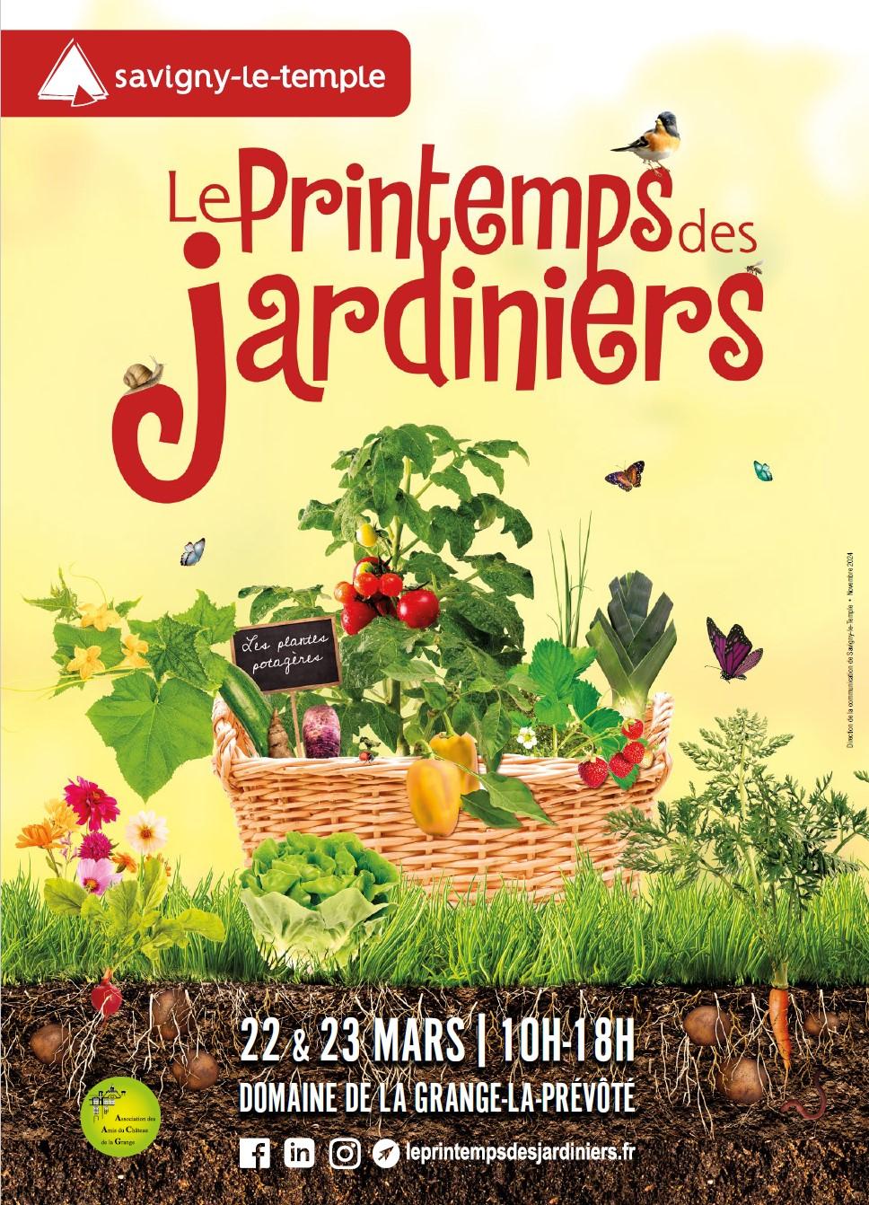 Le printemps des jardiniers affiche