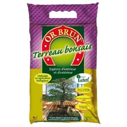 Or brun terreau bonzai 5l