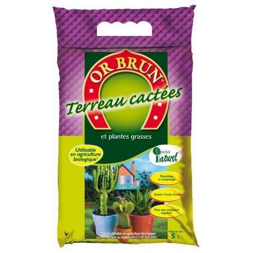 Or brun terreau cactees 5l