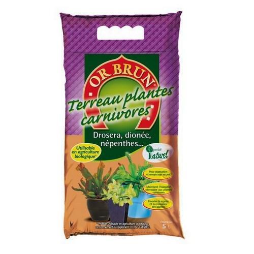 Or brun terreau Plantes carnivores 5L